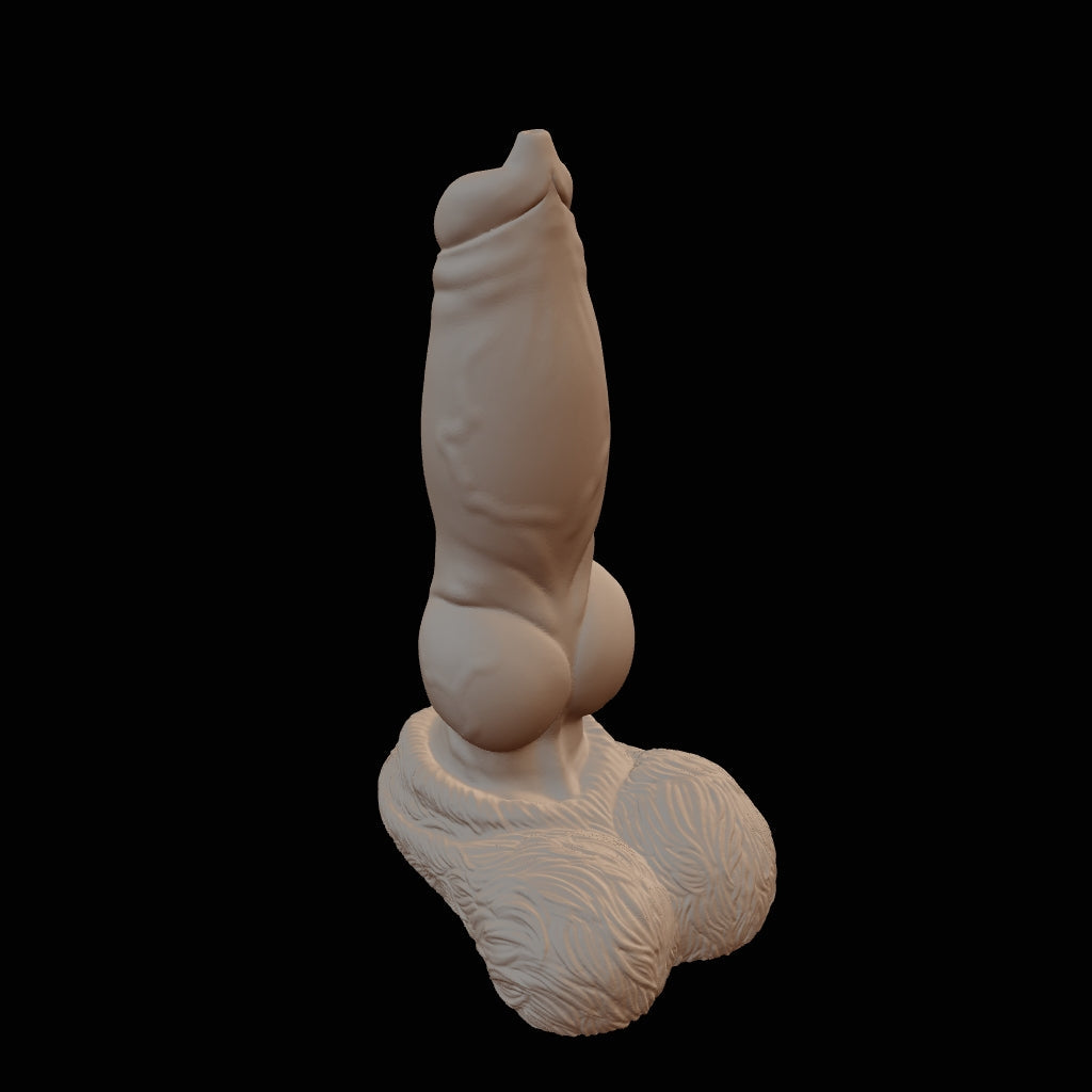A 3D Model of an adult fantasy toy shaped like a