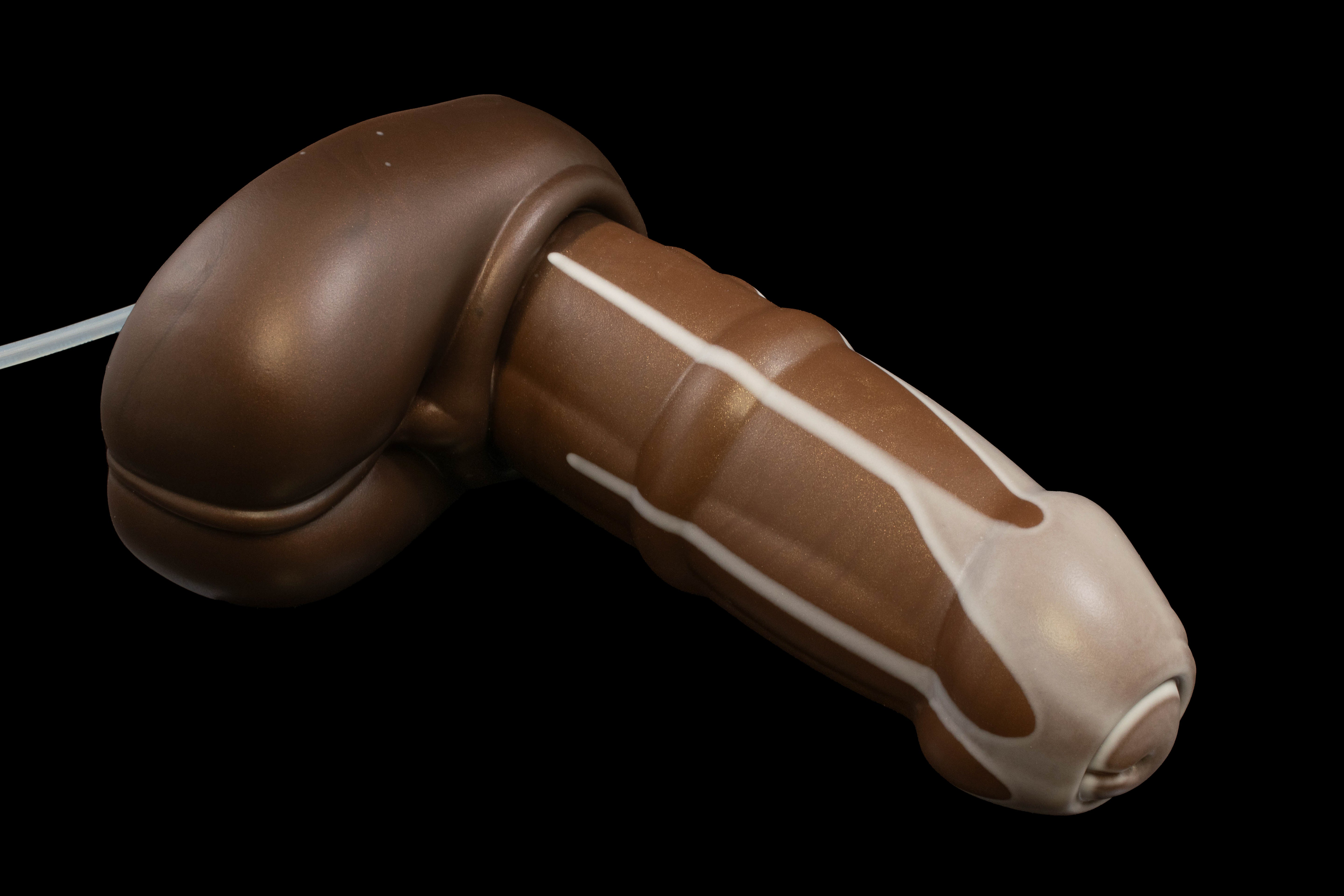 12949 Large Ian in Medium Firmness with Cum Tube and Suction Cup