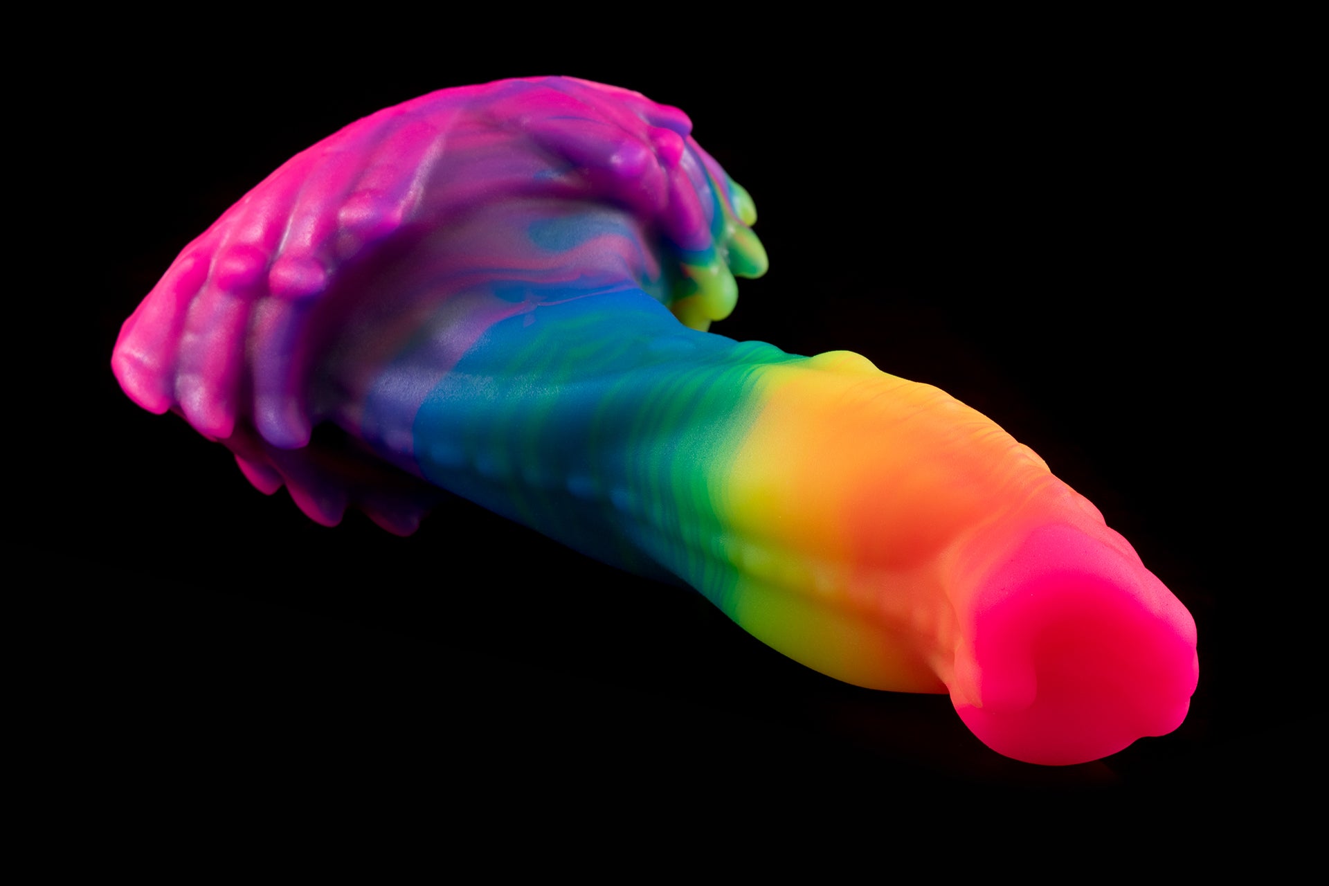 3711 Small Croxic in Medium Firmness - Rainbow Ribbon Wave